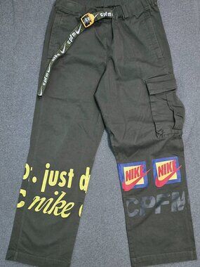 Nike x Cactus Plant Flea Market CPFM Track Pants Olive Size S Fits M/L FW19